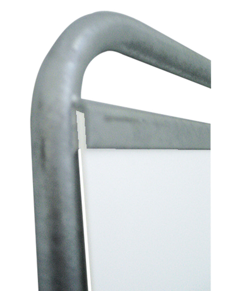 Mäklarskylt med jordspjut