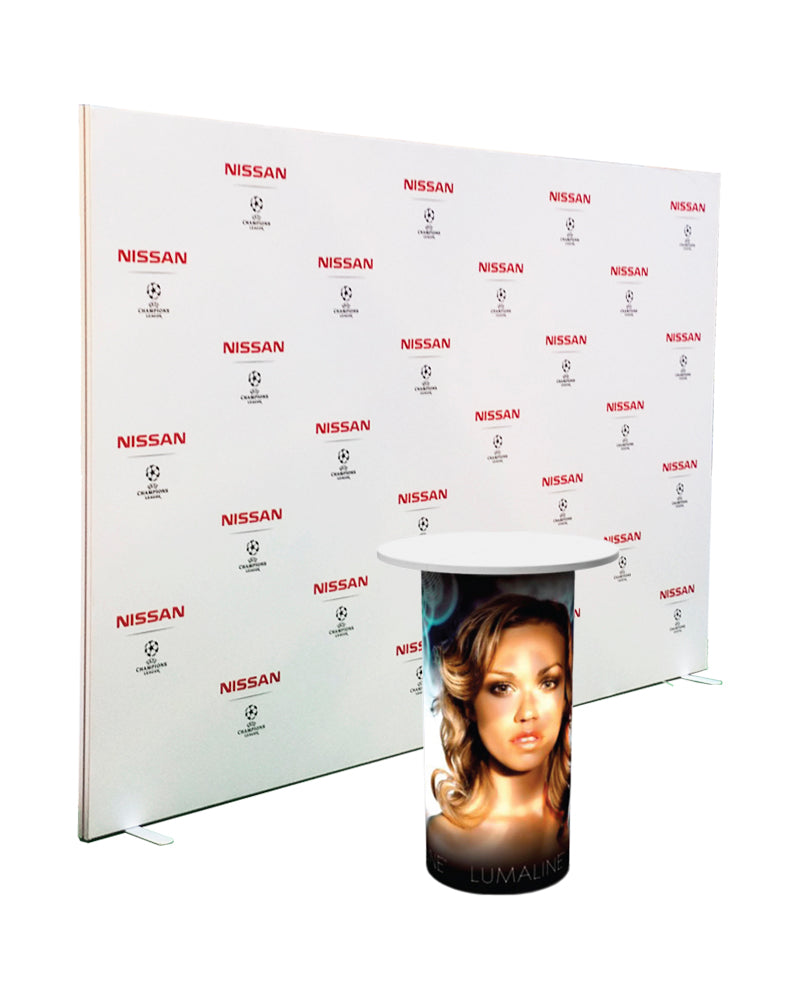 Aluframe & backlite podium