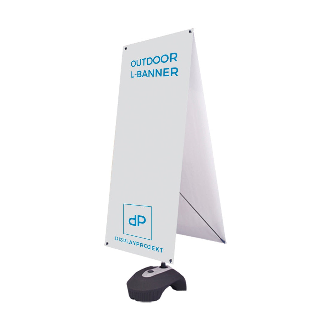 Outdoor X-Banner – x-banner / spindelbanner reklamdisplay – frontvy