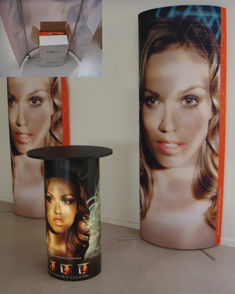 flex display half Circle