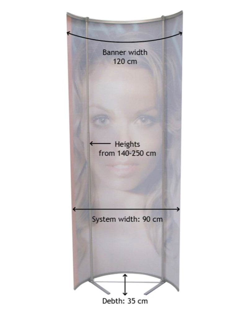 flex display half Circle