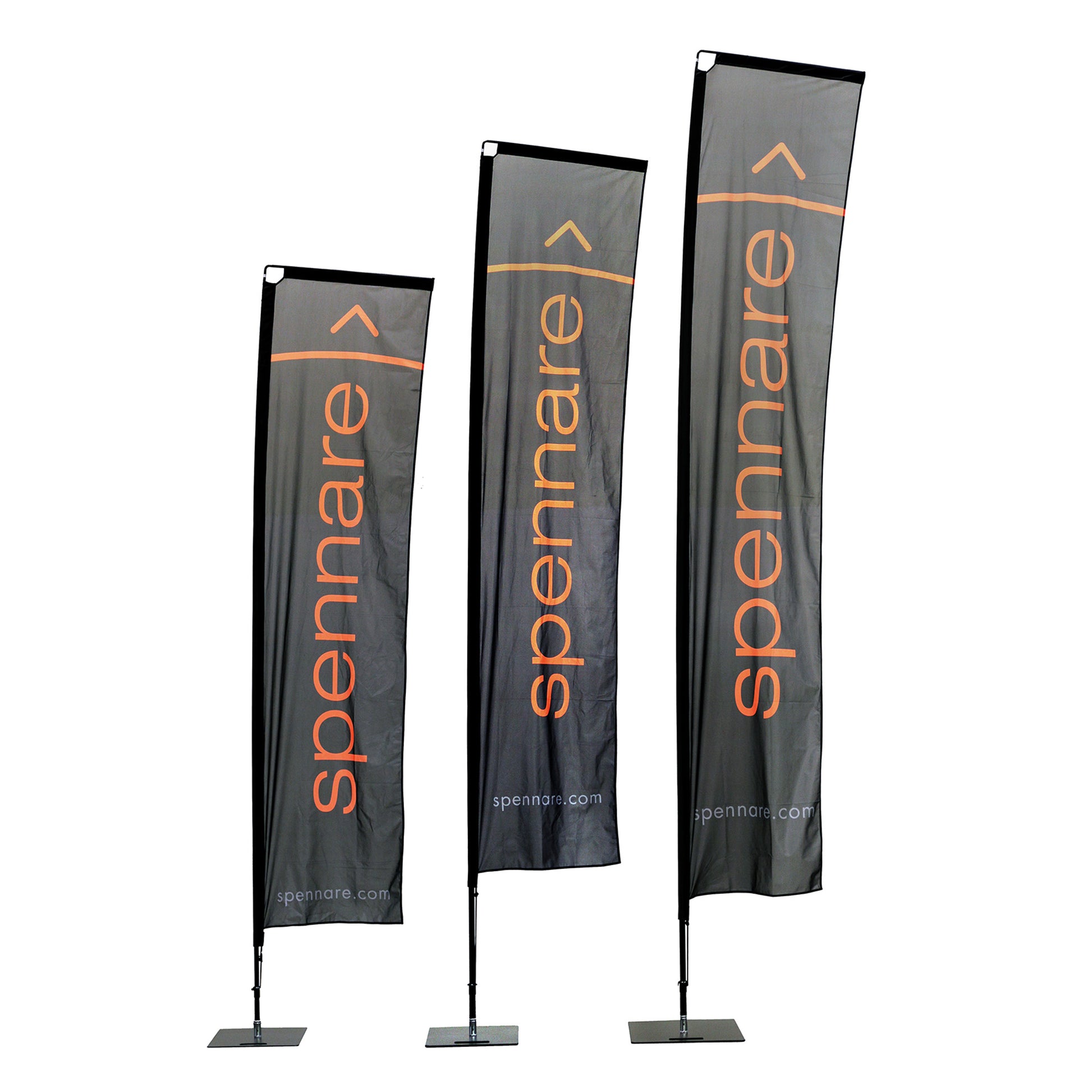 Rektangulär Beachflagga Liten