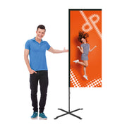 Rektangulär Beachflagga Liten