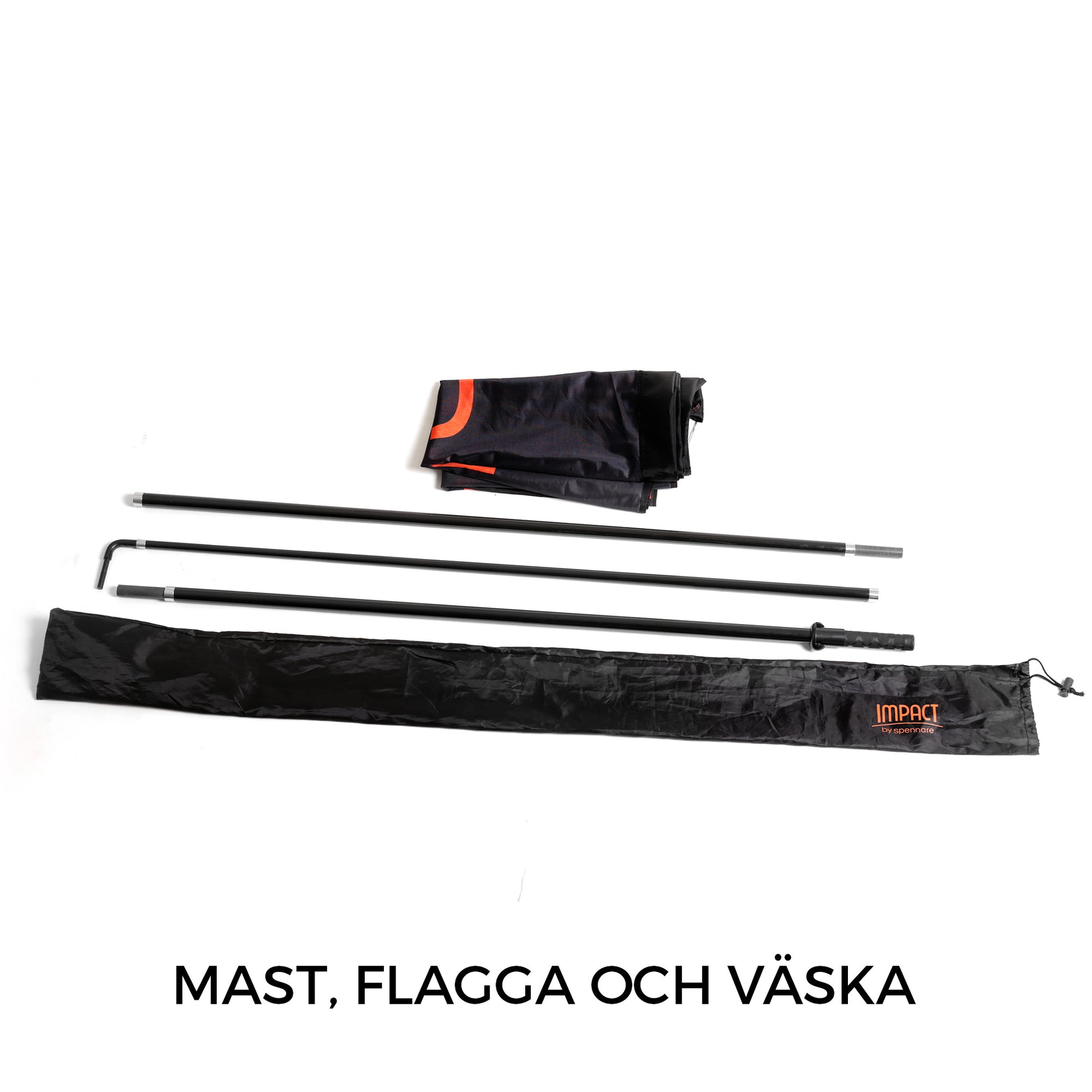 Rektangulär Beachflagga Liten