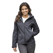 Coltan GRS återvunnen softshelljacka dam