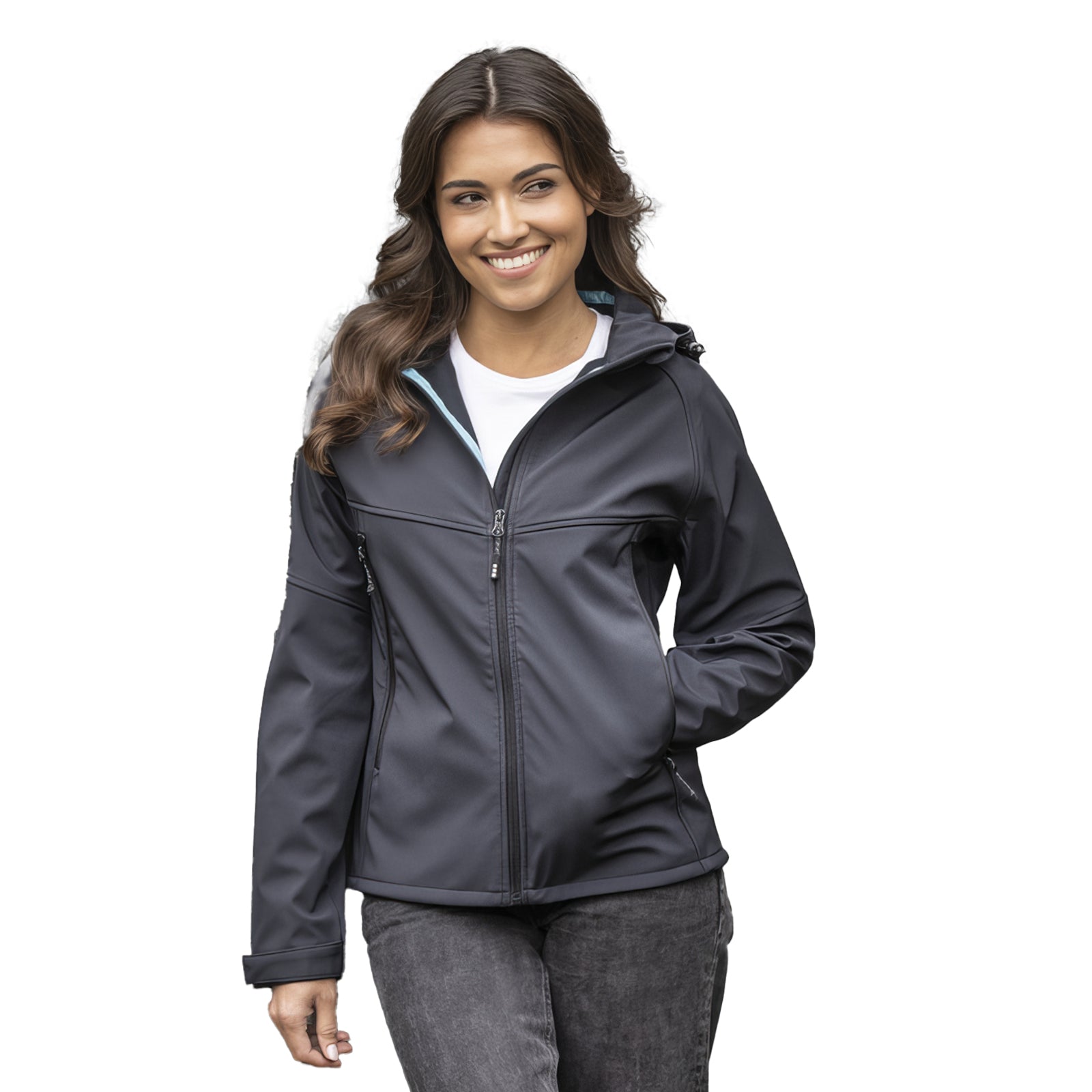 Coltan GRS återvunnen softshelljacka dam