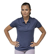 Deimos kortärmad pikétröja för dam med snygg passform