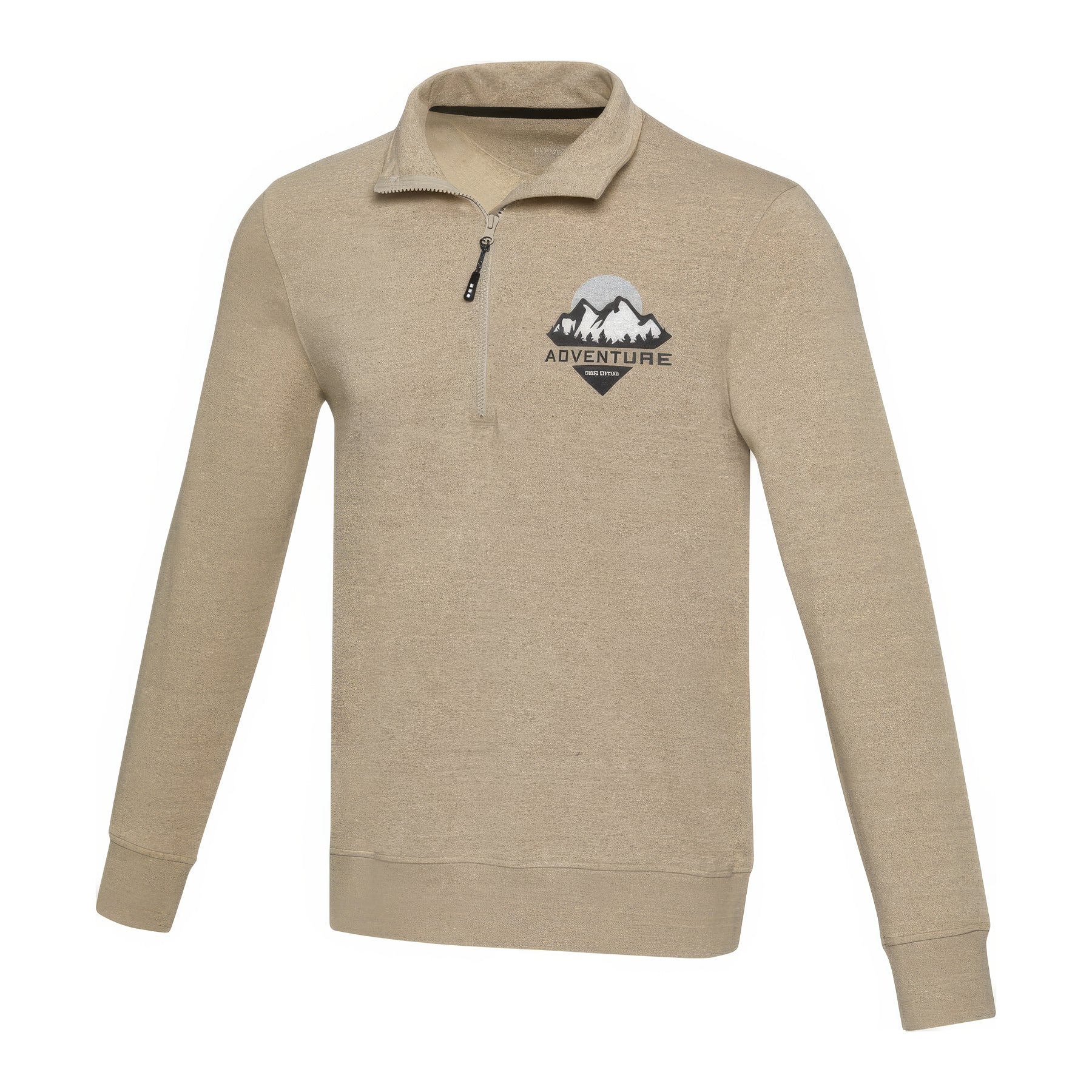 Tin unisex Aware™ tröja med kvartsdragkedja av återvunnet material