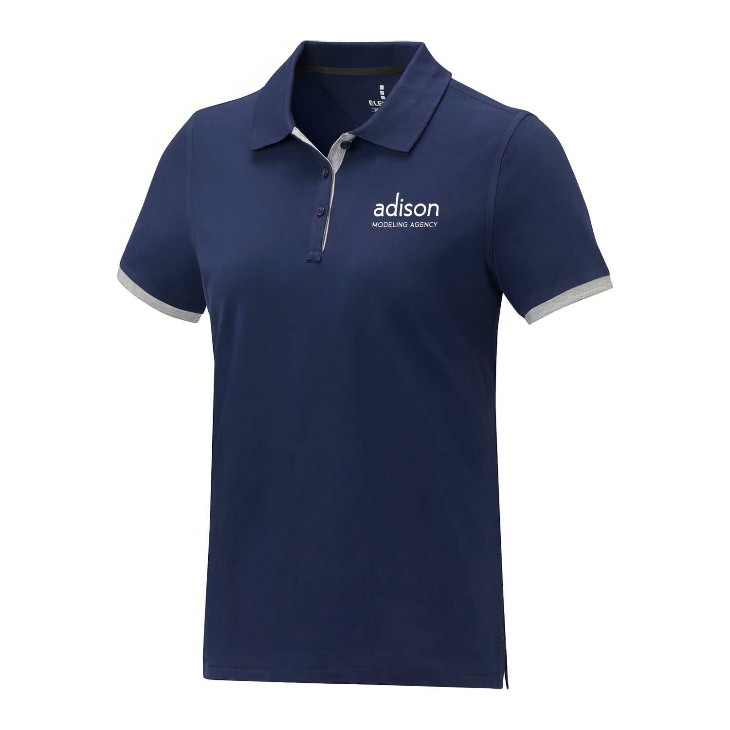 Morgan tvåtons kortärmad pikétröja för dam