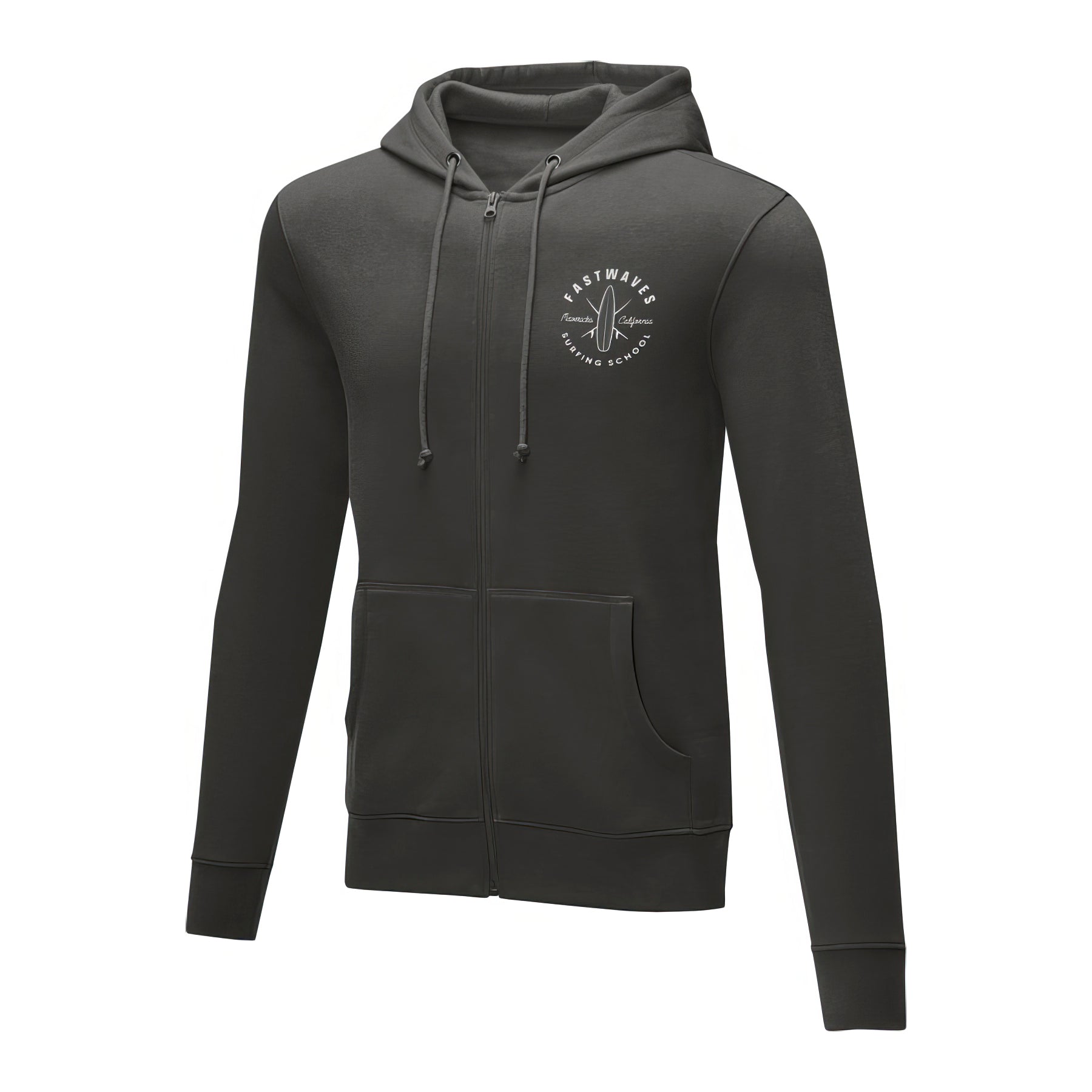 Theron hoodie med dragkedja herr