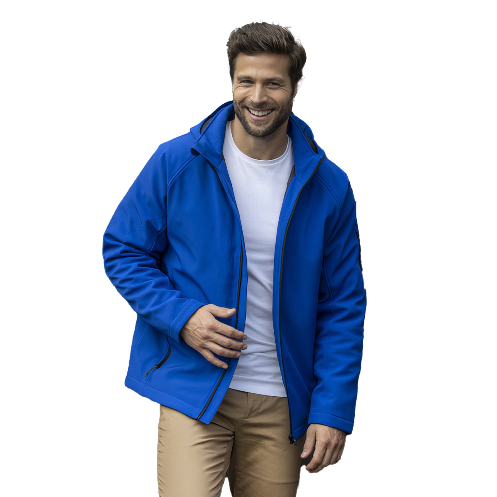 Notus vadderad softshelljacka för herr