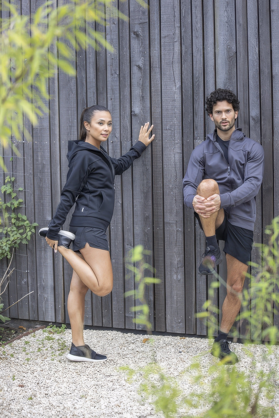 Nubia stickad herrjacka med hel dragkedja