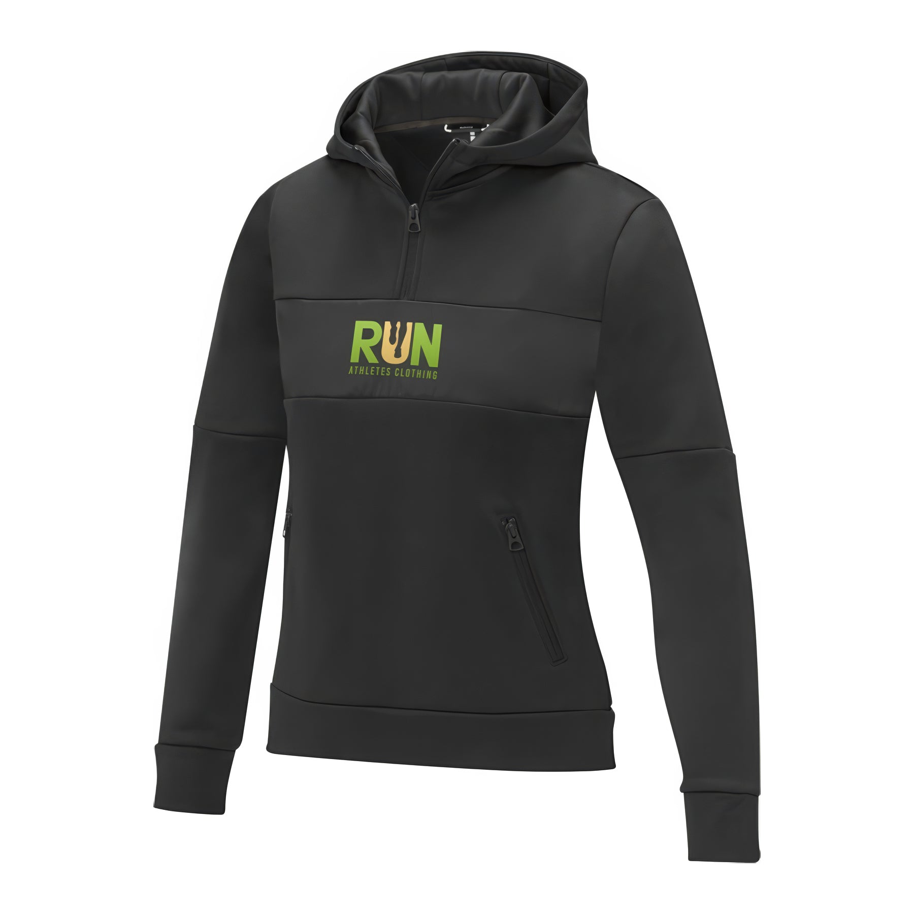 Sayan damanorak med huva och halv dragkedja