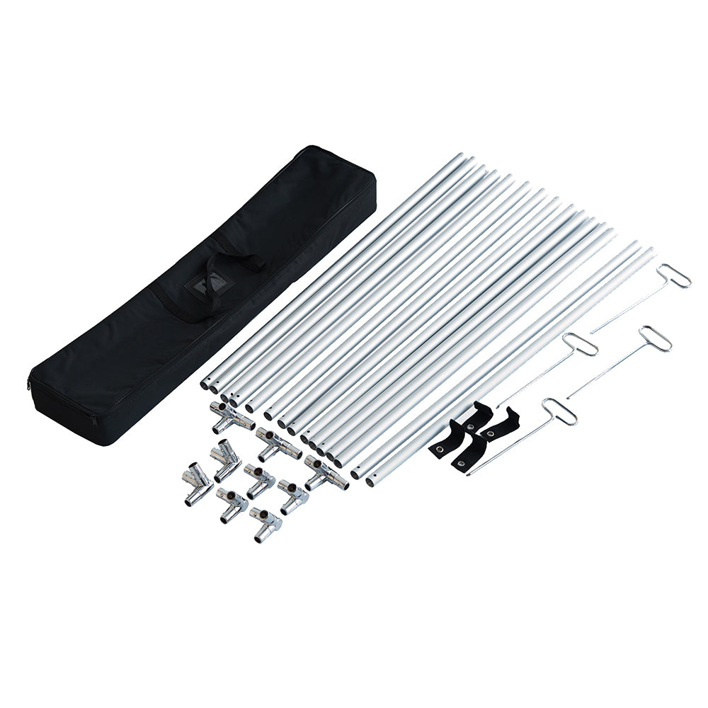 Banderoll med Alu A-ställ