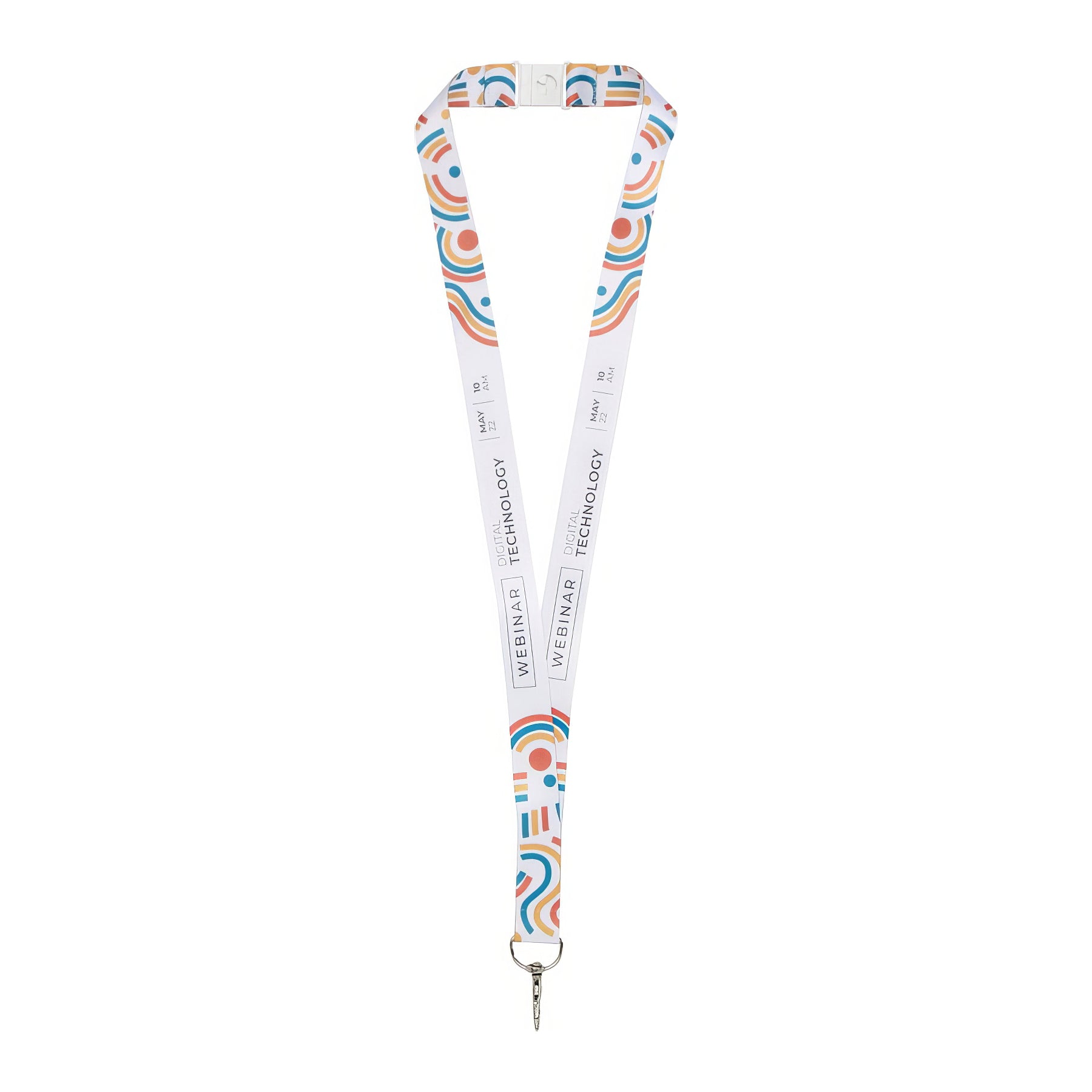 Addie sublimerat logoband med säkerhetsspänne