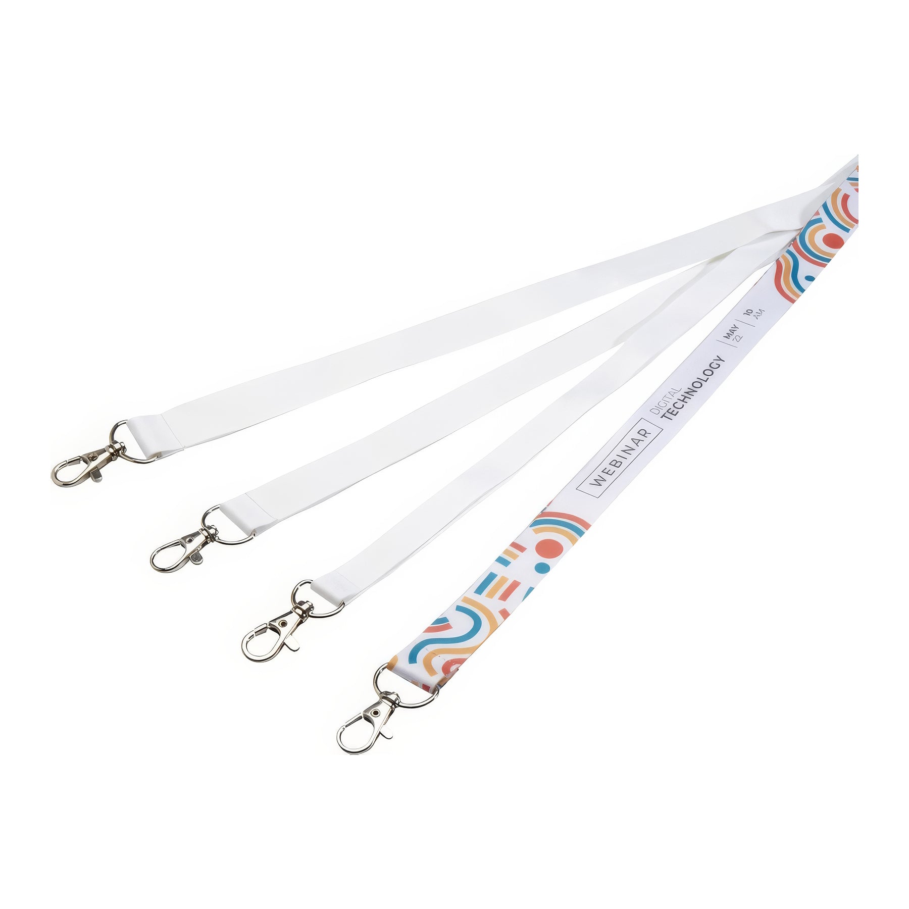 Addie sublimerat logoband med säkerhetsspänne