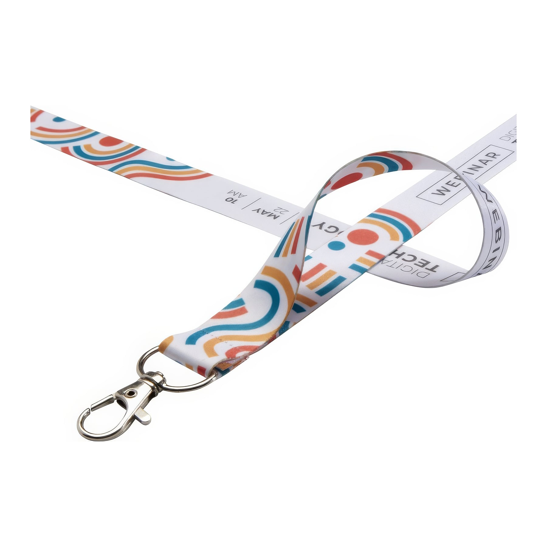 Addie sublimerat logoband med säkerhetsspänne