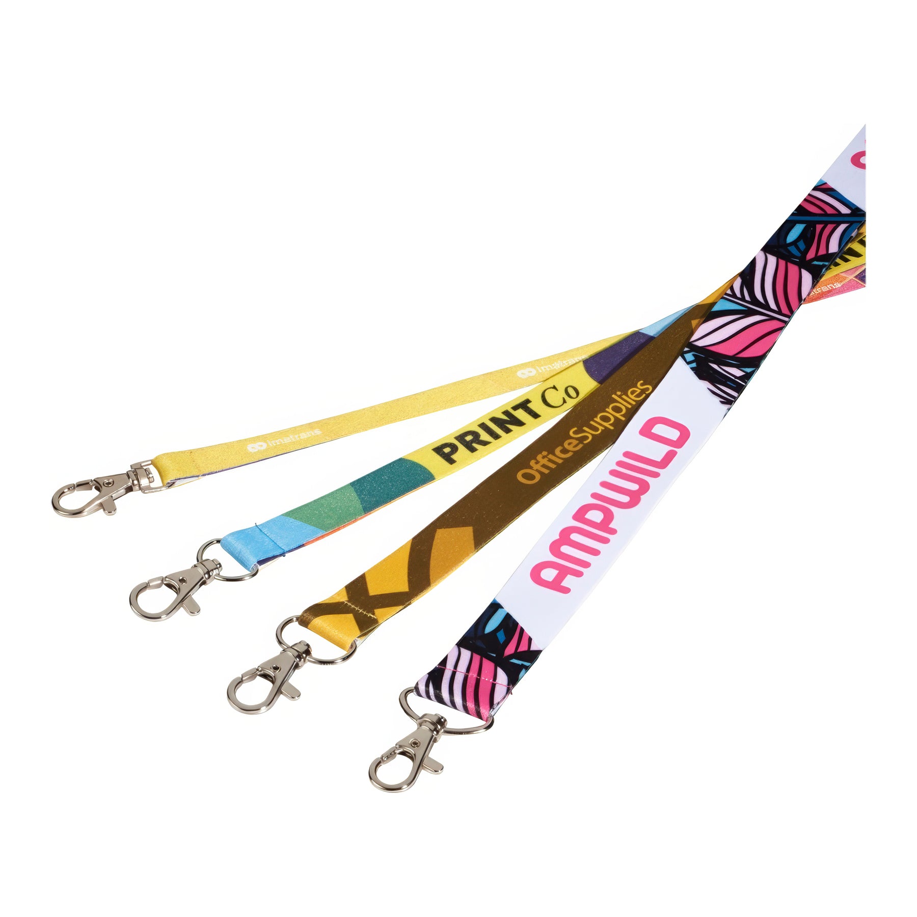 Addie sublimerat logoband med säkerhetsspänne