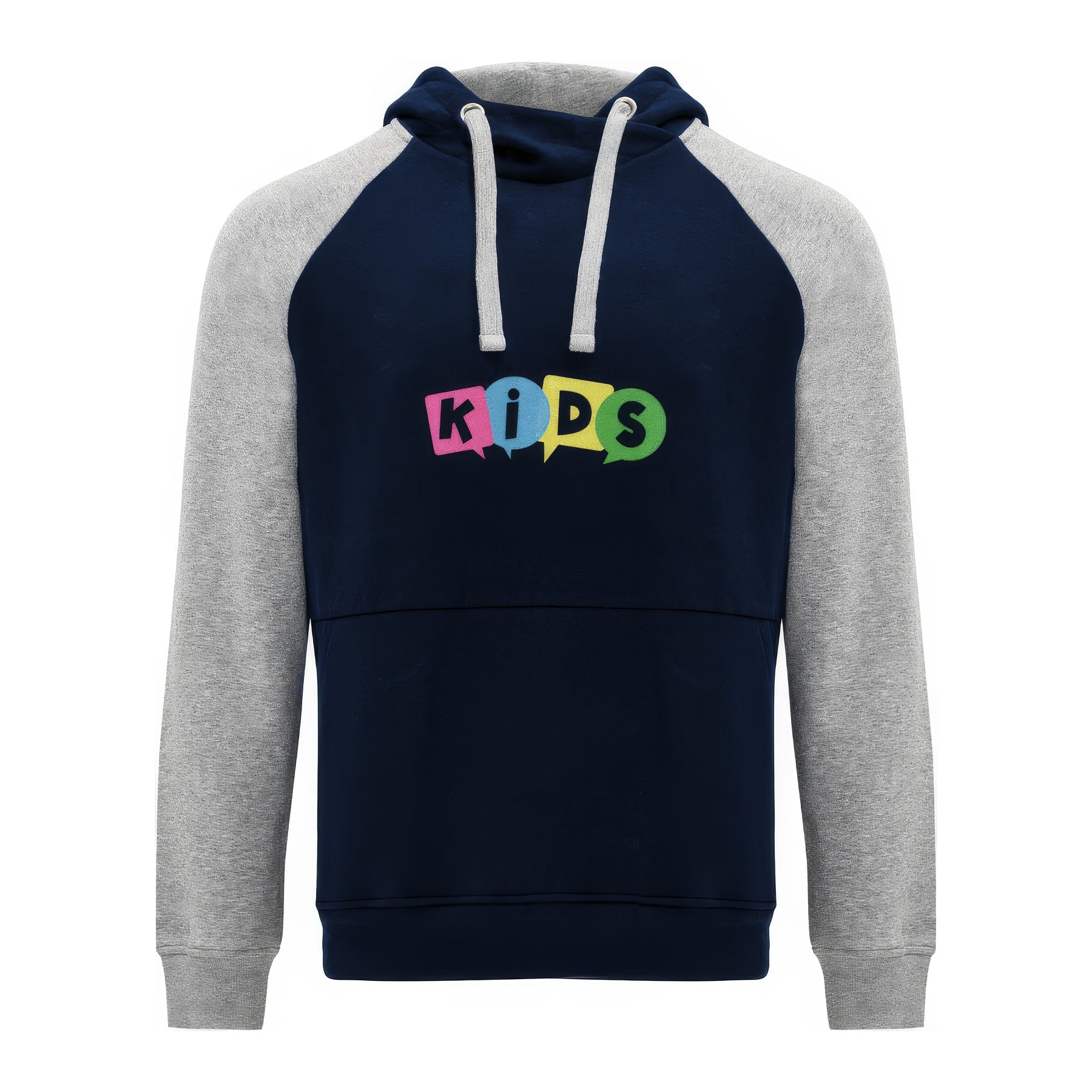 Badet tvåfärgad huvtröja för barn