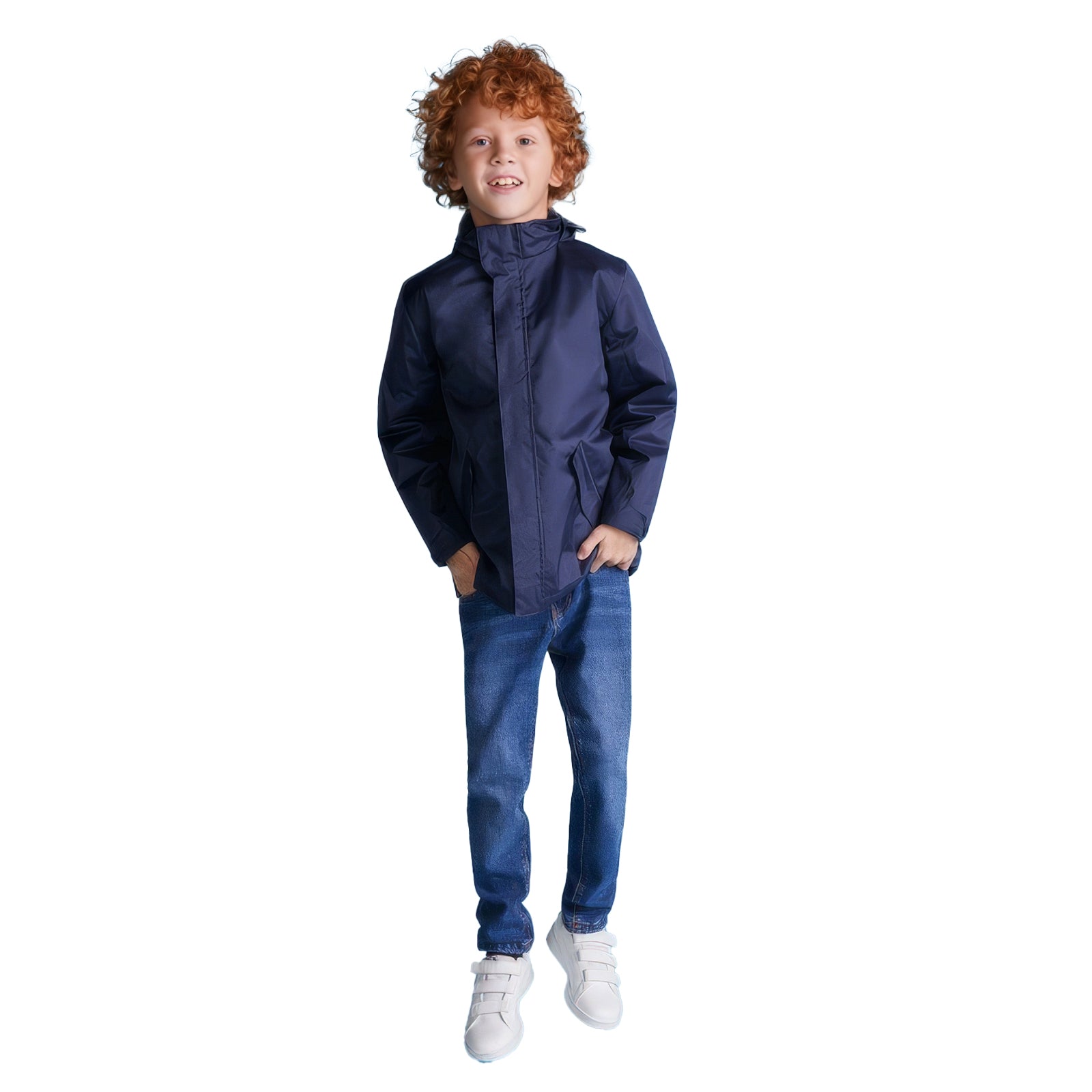 America fodrad parkasjacka för barn