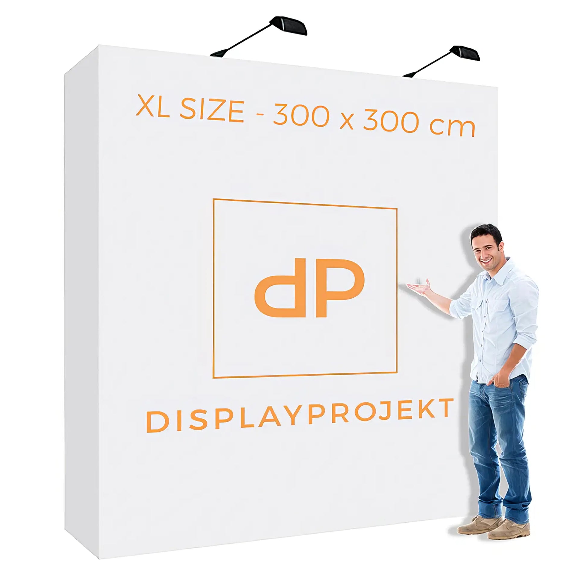 POPUP TYGVÄGG XL – Displayprojekt