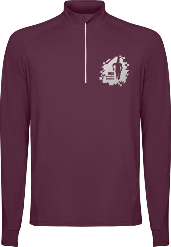 Estambul funktionströja med halv dragkedja för herr