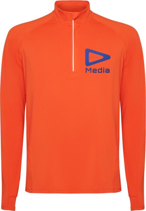 Estambul funktionströja med halv dragkedja för herr