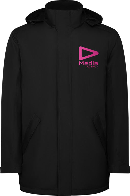 America fodrad parkasjacka för herr