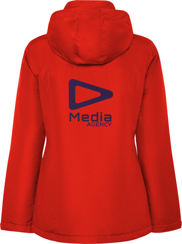 America fodrad parkasjacka för dam