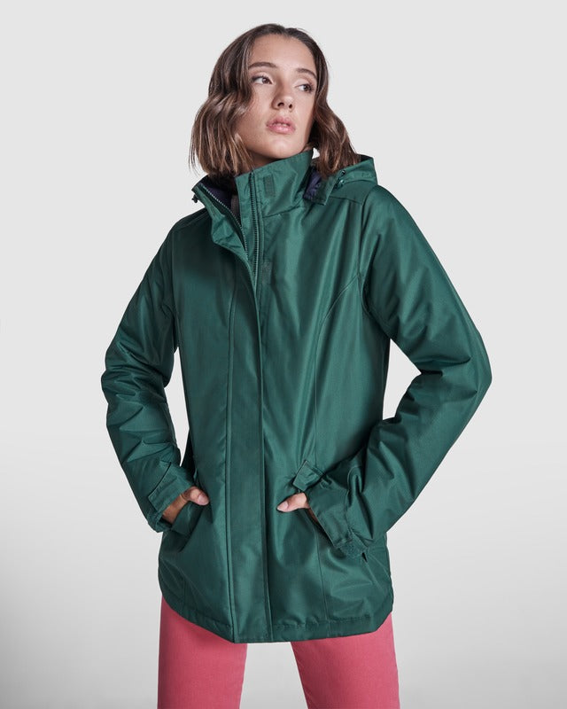 America fodrad parkasjacka för dam