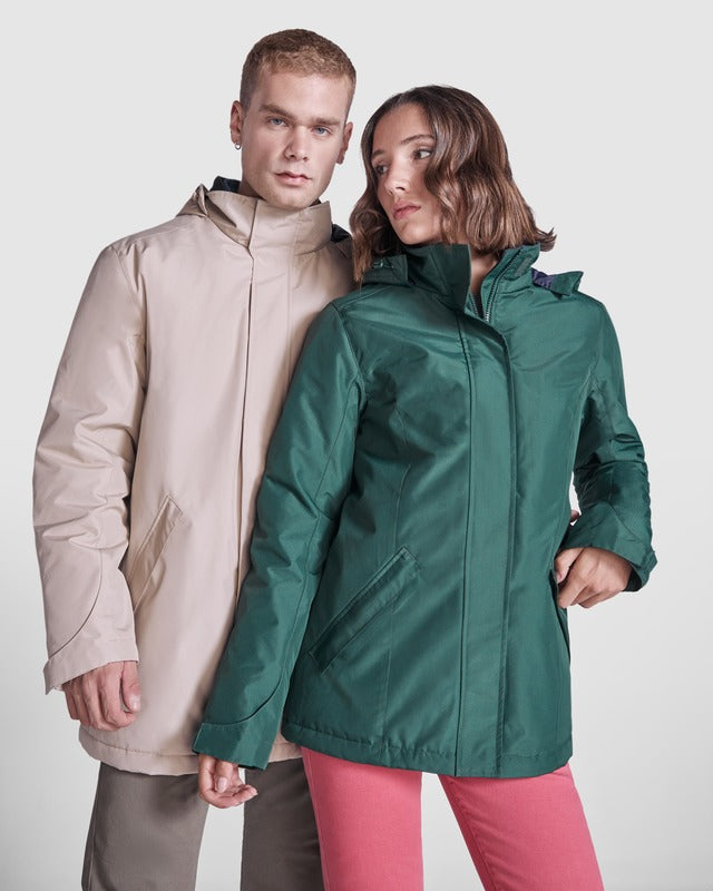 America fodrad parkasjacka för dam